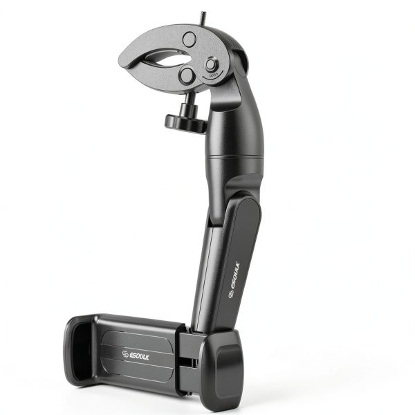 Esoulk Car Mirror Phone Holder Adjustable 360° Universal Fit-1