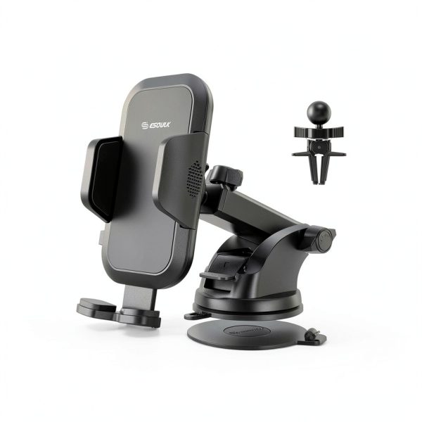 FlexMount 3-in-1 Car Phone Holder Universal Dashboard Windshield Mount-1