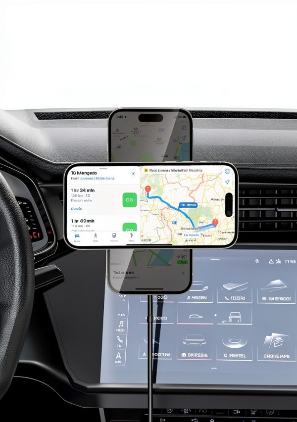 MagSafe Wireless Car Charger for iPhone 12-16 15W Fast Charging Mount-8