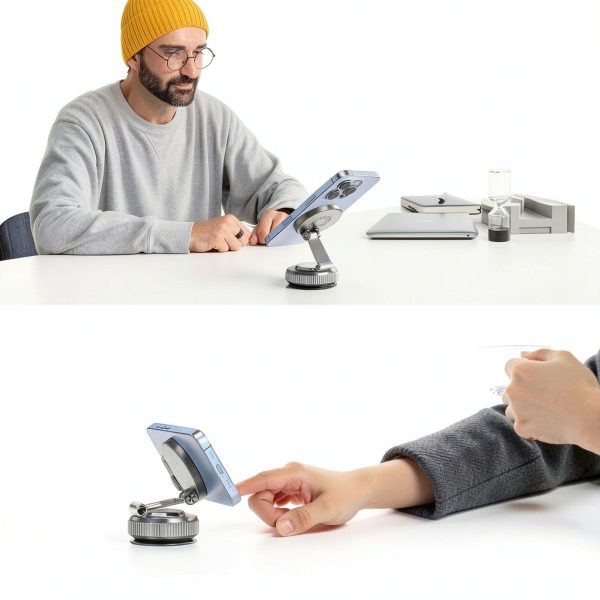 MagSafe 15W Wireless Car Phone Holder – Foldable Magnetic Mount 360°-6