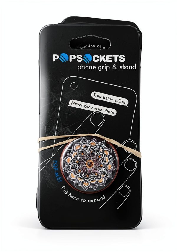 PopSockets Tie-Dye PopGrip Phone Holder with Swappable Stand-0