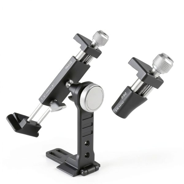 Neewer Metal Phone Mount Cold Shoe Tripod for Smartphones Black-2