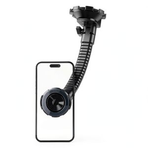 Bracketron MagAlign X PRO Heavy‑Duty Magnetic Gooseneck Mount Black-0