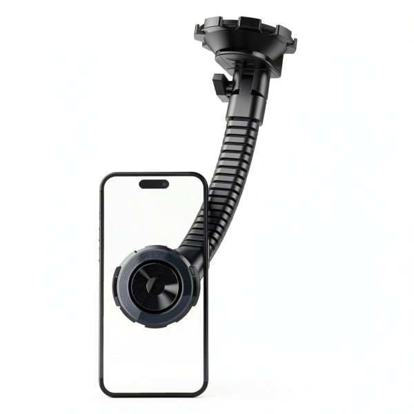Bracketron MagAlign X PRO Heavy‑Duty Magnetic Gooseneck Mount Black-0