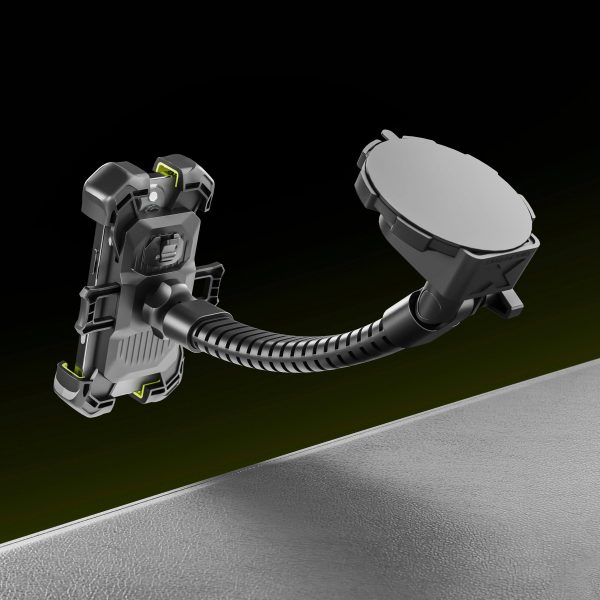 Bracketron HD XLock Window and Dash Mount Black Heavy Duty Gooseneck-7