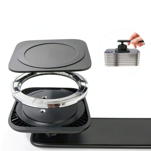 MagSafe Car Mount by Perilogics with 3M Base and 360 Rotation Black-5