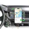 Wireless Car Charger Esoulk 15W Fast Charging Vent Mount Black-5