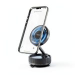 AirTight Vacuum Phone Mount by Mybat Black 15W Fast Charging-0