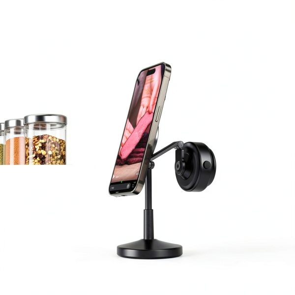 Car Phone Holder Furno Fusion Foldable 360° Magnetic Mount - Black-6