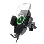 Wireless Car Charger Esoulk 15W Fast Charging Vent Mount Black-0