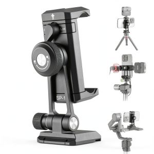 Neewer Arca QR Phone Mount 360° Swivel Cold Shoe for iPhone Samsung-0