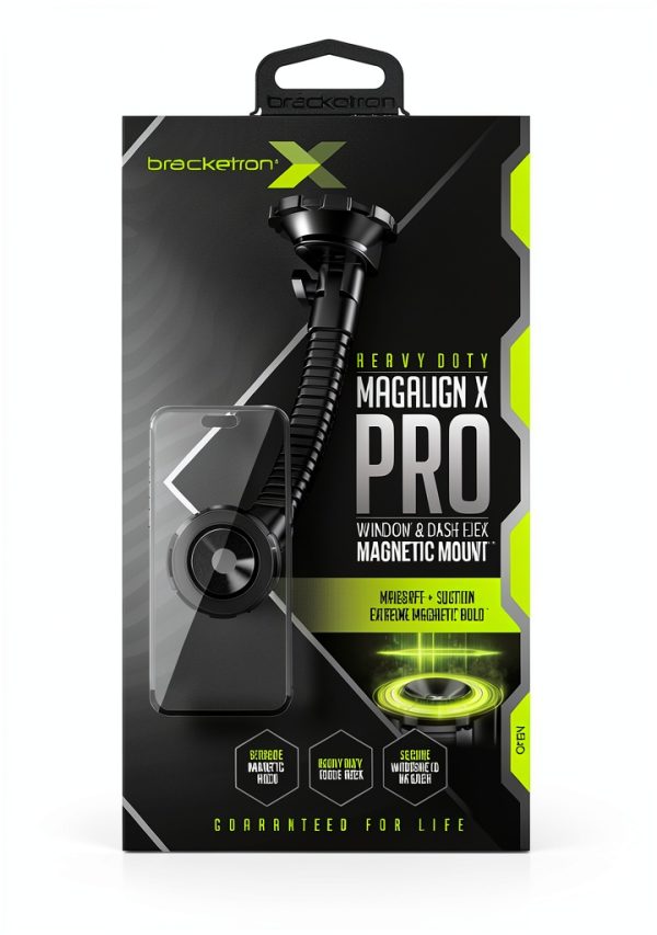 Bracketron MagAlign X PRO Heavy‑Duty Magnetic Gooseneck Mount Black-2