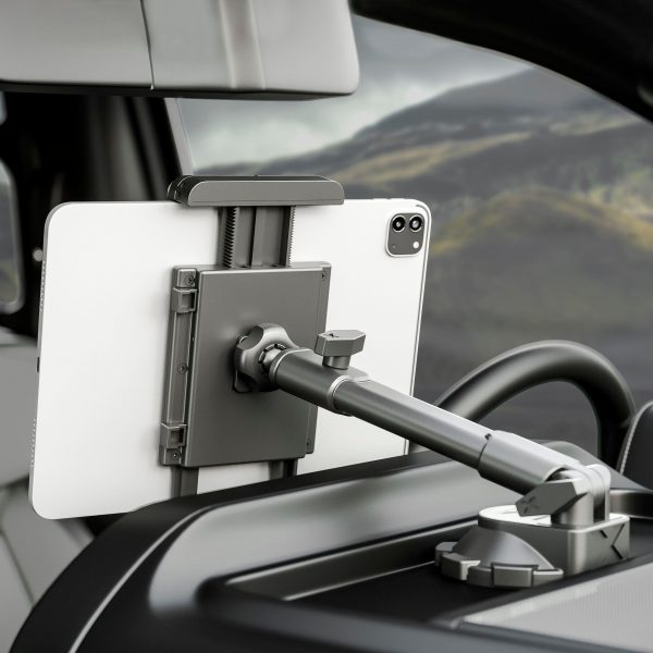 Bracketron HD Tablet Extend Mount - Black Heavy Duty Suction Mount-17