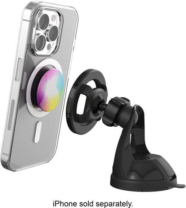 Scosche MagSafe Mount Compatible with Popsocket Suction Dash Holder-9