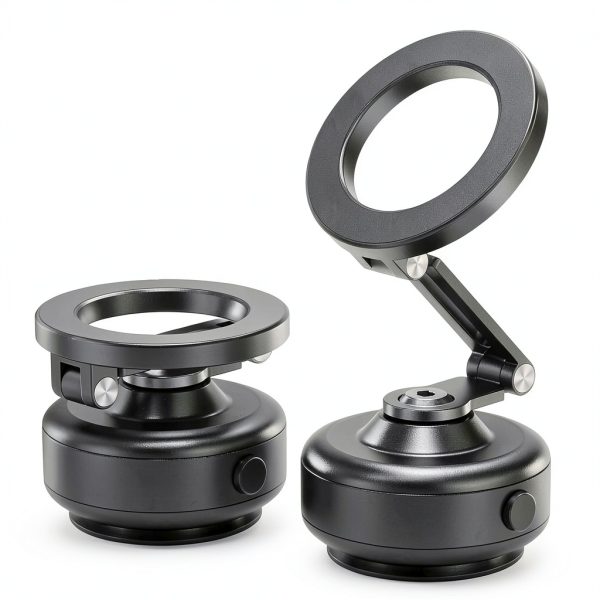 Car Phone Holder Furno Fusion Foldable 360° Magnetic Mount - Black-8