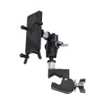 Gibraltar Hardware Dual Adjust Smartphone Surface Holder Black C-Clamp-0