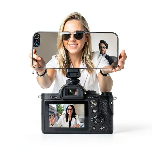 Neewer Universal Metal Phone Mount with Cold Shoe Adjustable Joint-4