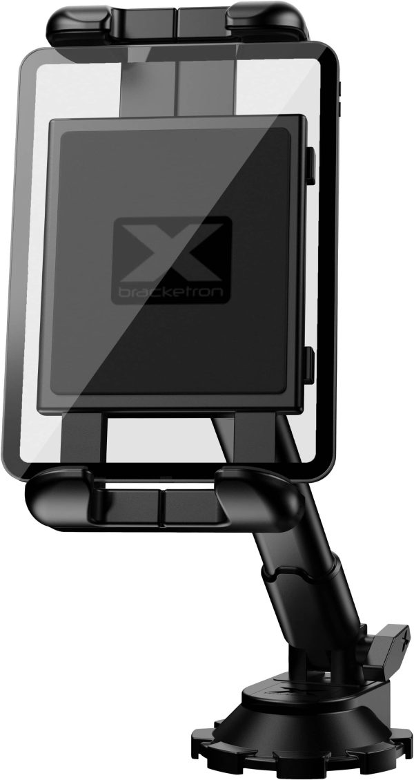 Bracketron HD Tablet Extend Mount - Black Heavy Duty Suction Mount-2
