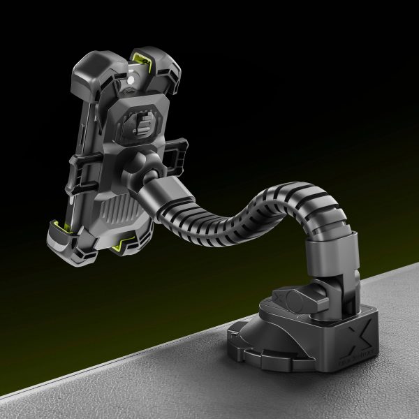Bracketron HD XLock Window and Dash Mount Black Heavy Duty Gooseneck-6