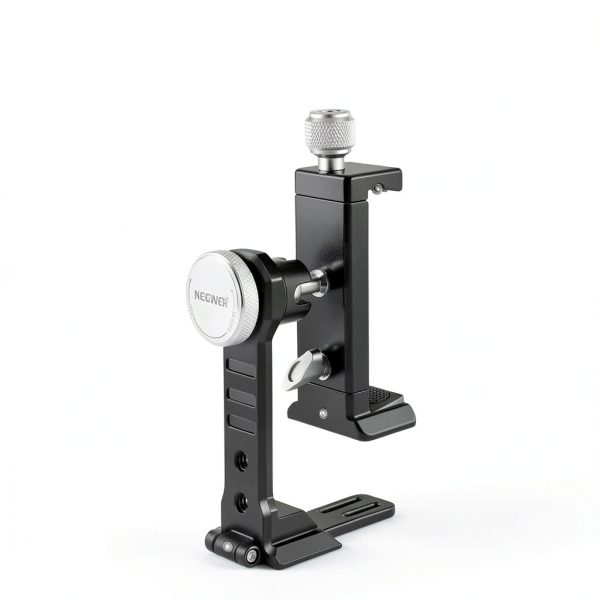 Neewer Metal Phone Mount Cold Shoe Tripod for Smartphones Black-6