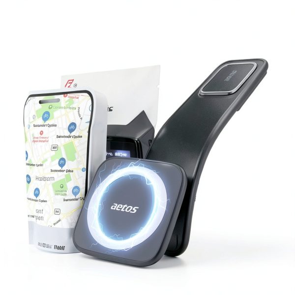 MagSafe Car Mount by Perilogics with 3M Base and 360 Rotation Black-0