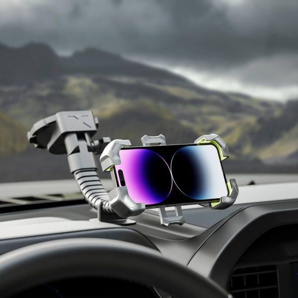 Bracketron HD XLock Window and Dash Mount Black Heavy Duty Gooseneck-10
