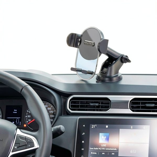 Nautica Car Phone Holder PH200 3‑In‑1 Mount 360° Rotation Navy-1