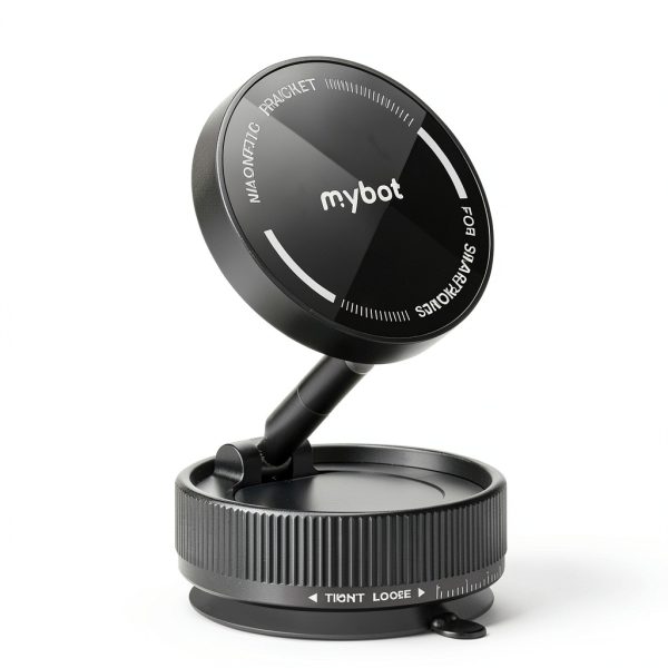 AirTight Vacuum Phone Mount by Mybat Black 15W Fast Charging-1
