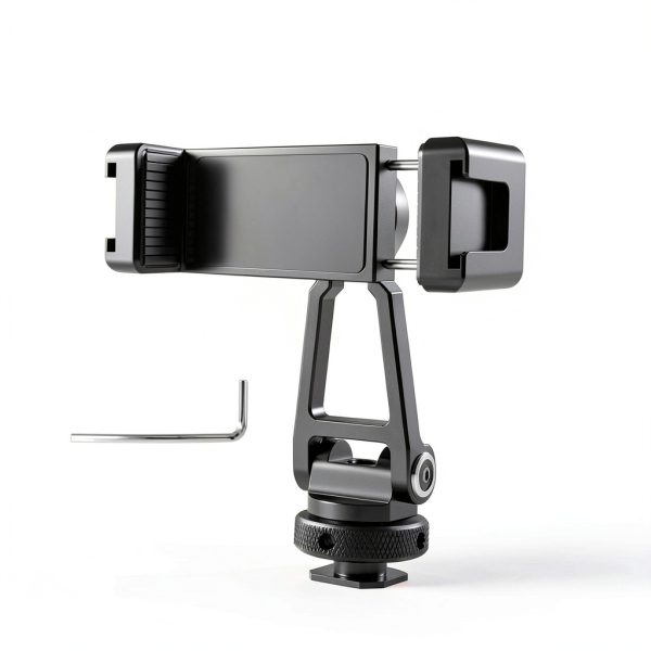 Neewer Universal Metal Phone Mount with Cold Shoe Adjustable Joint-6