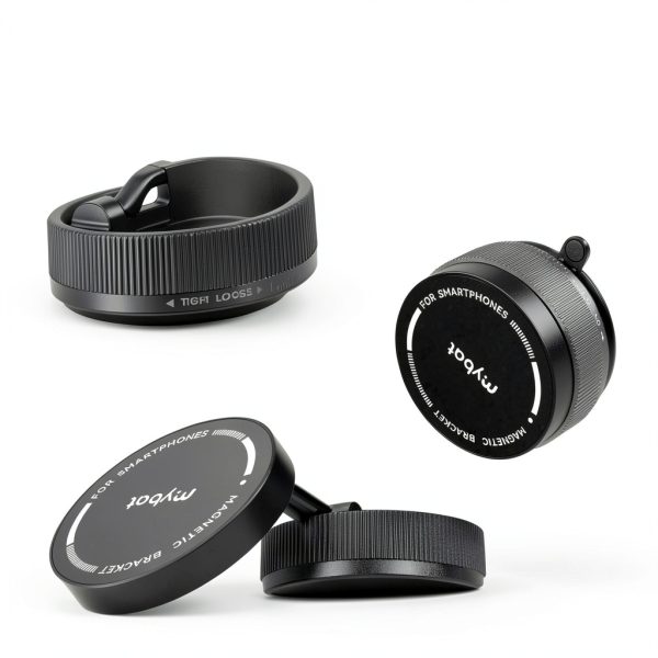 AirTight Vacuum Phone Mount by Mybat Black 15W Fast Charging-4