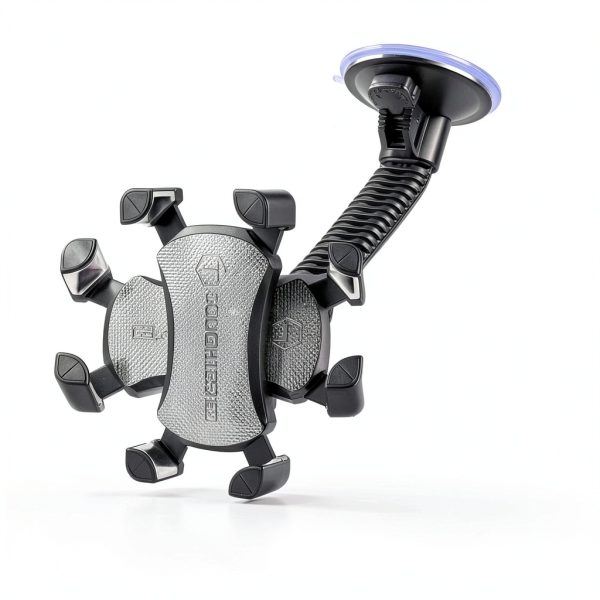 Mammoth Mobile Windshield Mount ToughTested Black Phone Holder-2