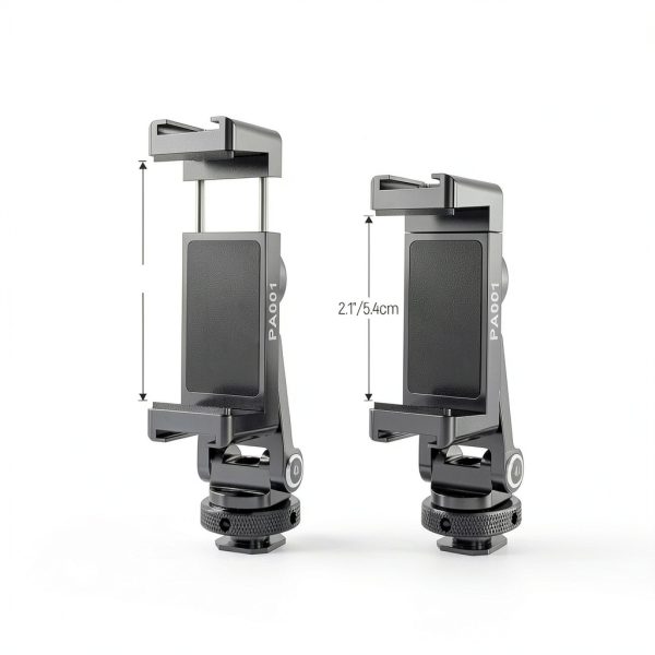 Neewer Universal Metal Phone Mount with Cold Shoe Adjustable Joint-2