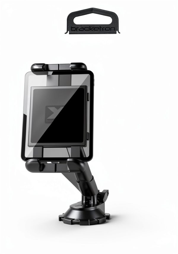 Bracketron HD Tablet Extend Mount - Black Heavy Duty Suction Mount-21