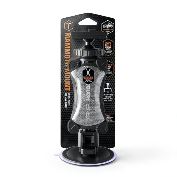 Mammoth Mobile Windshield Mount ToughTested Black Phone Holder-6