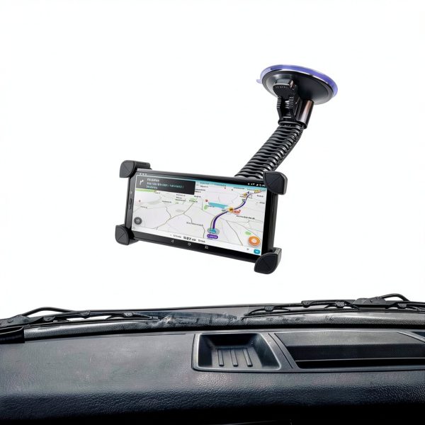 Mammoth Mobile Windshield Mount ToughTested Black Phone Holder-5