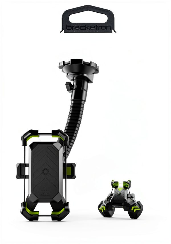 Bracketron HD XLock Window and Dash Mount Black Heavy Duty Gooseneck-12