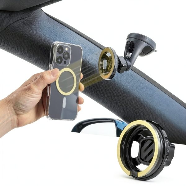 Scosche MagSafe Mount Compatible with Popsocket Suction Dash Holder-6