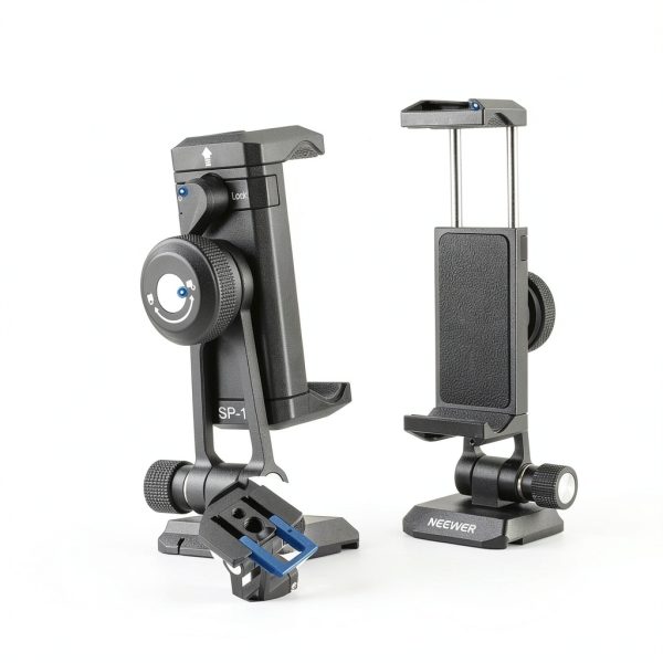 Neewer Arca QR Phone Mount 360° Swivel Cold Shoe for iPhone Samsung-7