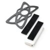 Bracketron Mi-T Grip Bar Mount Black 6‑Point Silicone Phone Holder-4