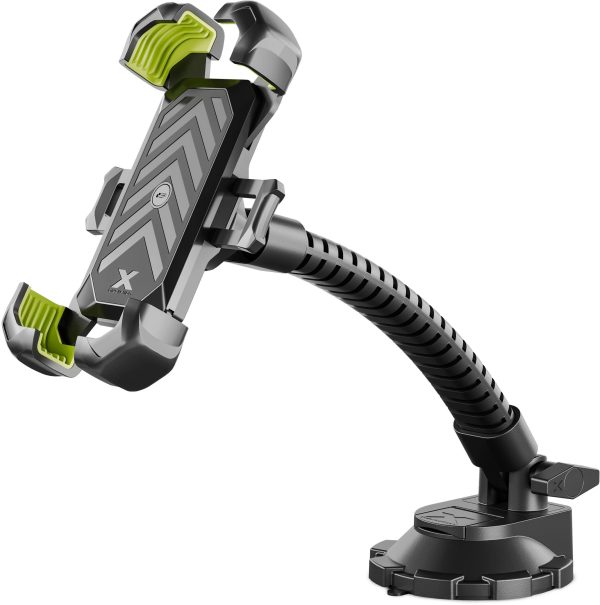Bracketron HD XLock Window and Dash Mount Black Heavy Duty Gooseneck-2