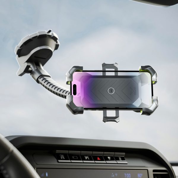 Bracketron HD XLock Window and Dash Mount Black Heavy Duty Gooseneck-11