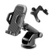 Kitcheniva 360 Universal Cell Phone Mount Car Stand Windshield Black-0