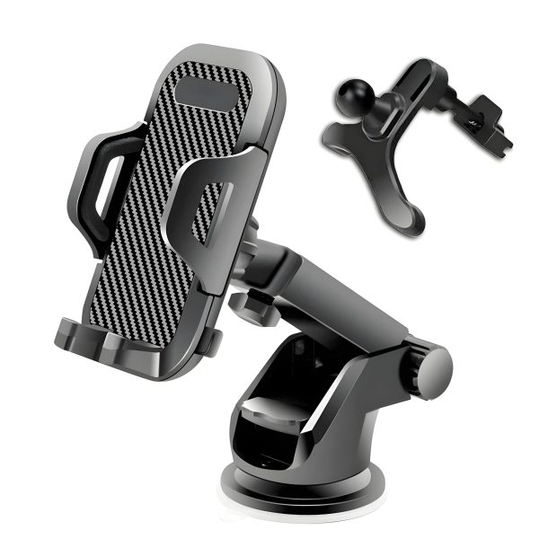 Kitcheniva 360 Universal Cell Phone Mount Car Stand Windshield Black-0