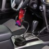 Scosche PowerHub Cup Holder Mount Dual USB and Dual 12V Charger Black-1