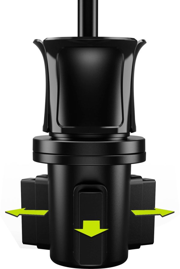 TripGrip Cup Holder Mount by Bracketron Black Open Box Fair-1